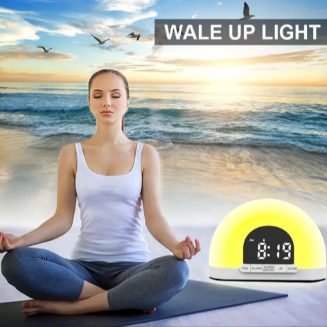 Sunrise Simulation Alarm Clock with Wake-Up Light